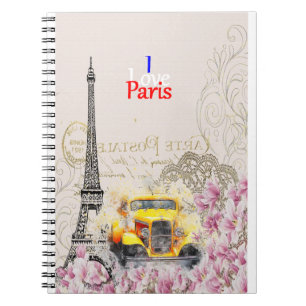 I Liebe Paris Notizblock