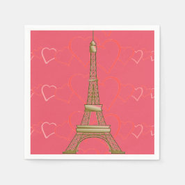 I Liebe Paris Paper Napkins Serviette