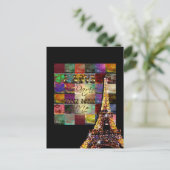 I Liebe Paris - Postkarte (Stehend Vorderseite)
