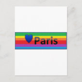I Liebe Paris Postkarte (Vorderseite)