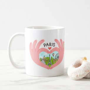 I Liebe Paris, Romantisches Inspiriert Paris Kaffeetasse
