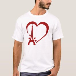 I Liebe Paris, Romantisches Inspiriert Paris T-Shirt