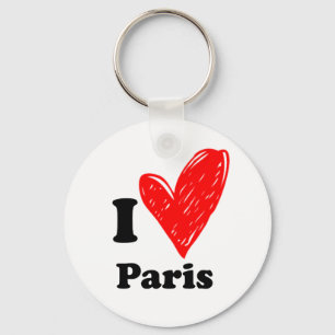 I Liebe Paris Schlüsselanhänger
