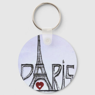 I Liebe Paris Schlüsselanhänger