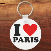 I Liebe Paris Schlüsselanhänger (Vorderseite)