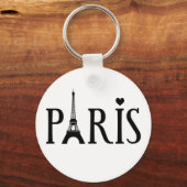 I Liebe Paris Schlüsselanhänger (Vorderseite)