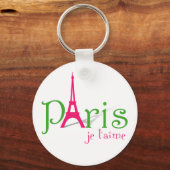 I Liebe Paris Schlüsselanhänger (Vorderseite)