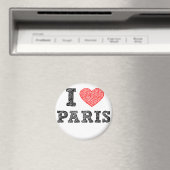 I Liebe Paris Sketch Magnet (In Situ (Geschirrspüler))