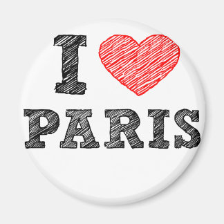 I Liebe Paris Sketch Magnet