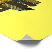 I Liebe Paris Skyline Französisches Flag Wall Art  Poster (Ecke)