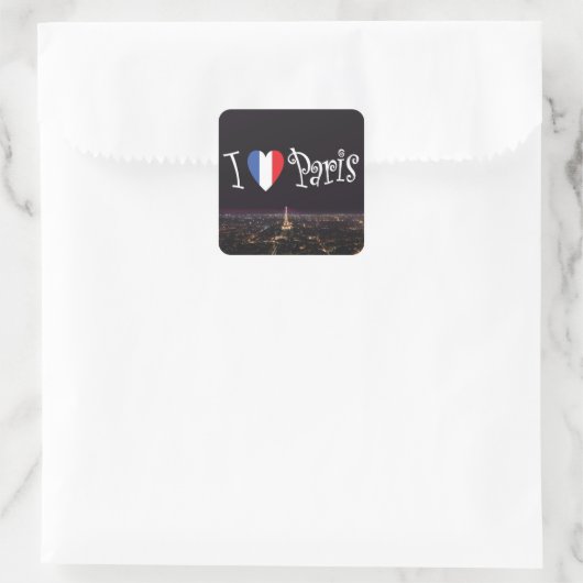 I Liebe Paris Stickers (Tasche)