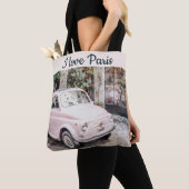 I Liebe Paris Street Scene Pink Car Tasche (Von Nahem)