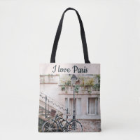 I Liebe Paris Street Scene Tasche