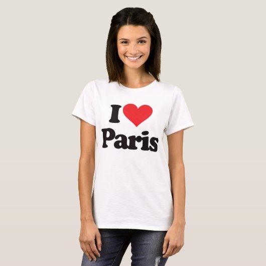 I Liebe Paris T-Shirt (Vorne ganz)