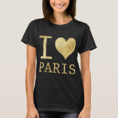 I Liebe Paris T Shirt (Vorderseite)