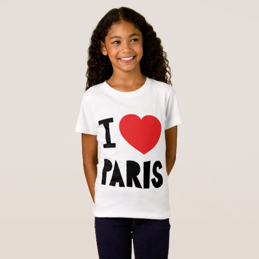 I Liebe Paris T-Shirt (Vorne ganz)