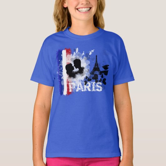 I Liebe Paris T-Shirt (Vorderseite)