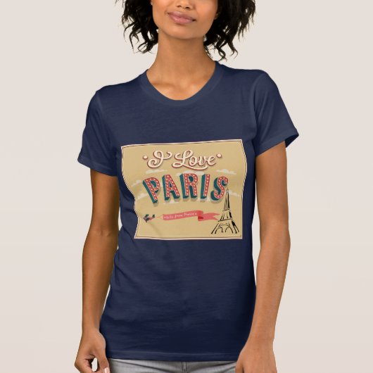 I Liebe Paris T-Shirt (Vorderseite)