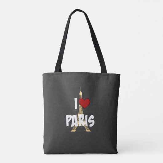 I Liebe Paris Tasche (Rückseite)