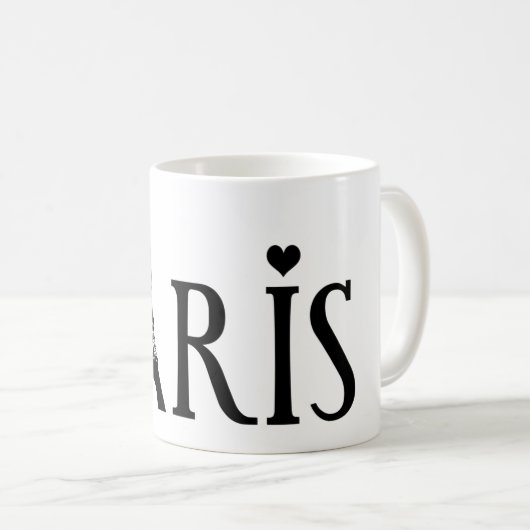 I Liebe Paris Tasse (VorderseiteRechts)