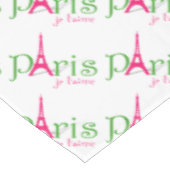 I Liebe Paris Tischdecke (Schrägansicht)