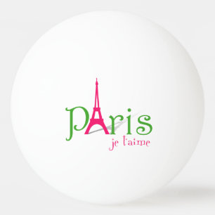 I Liebe Paris Tischtennisball