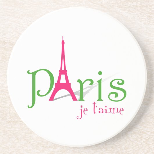 I Liebe Paris Untersetzer (Vorne)
