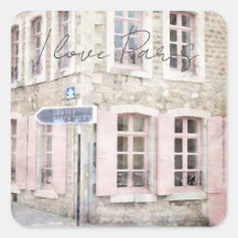 I Liebe Paris Vintage französische Architektur