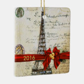 I LIEBE-PARIS-WEIHNACHTENverzierung Keramikornament (Rechts)