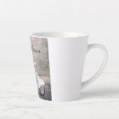 I Liebe Paris White Motor Scooter Milchtasse (Rechts)