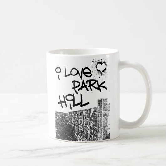 I Liebe-Park-Hügel Kaffeetasse (Rechts)