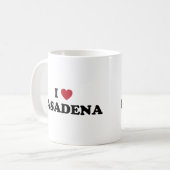 I Liebe Pasadena Kalifornien Kaffeetasse (Vorderseite Links)