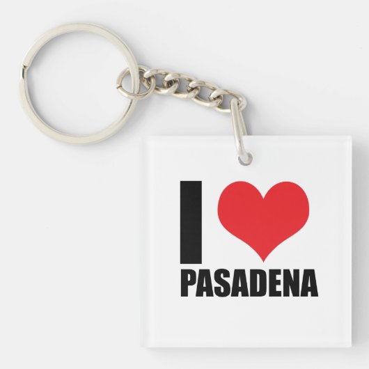 I Liebe Pasadena Schlüsselanhänger (Vorderseite)