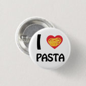 I Liebe Pasta Button (Vorne & Hinten)