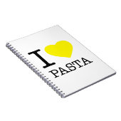 I LIEBE PASTA NOTIZBLOCK (Rechte Seite)
