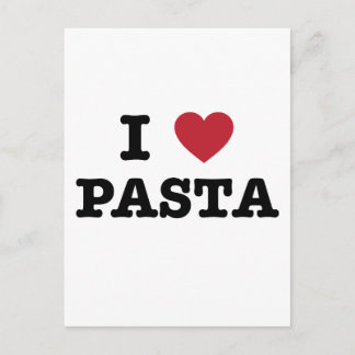 I Liebe Pasta Postkarte