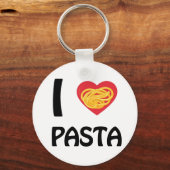I Liebe Pasta Schlüsselanhänger (Rückseite)