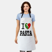 I Liebe Pasta Schürze (Getragen)