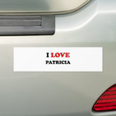 I Liebe Patricia Autoaufkleber (Auf Auto)