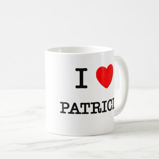 I Liebe Patricia Kaffeetasse (VorderseiteRechts)