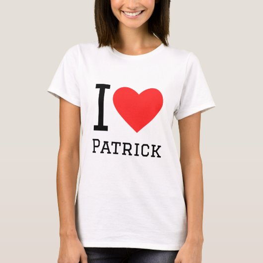 I Liebe Patrick T-Shirt (Vorderseite)