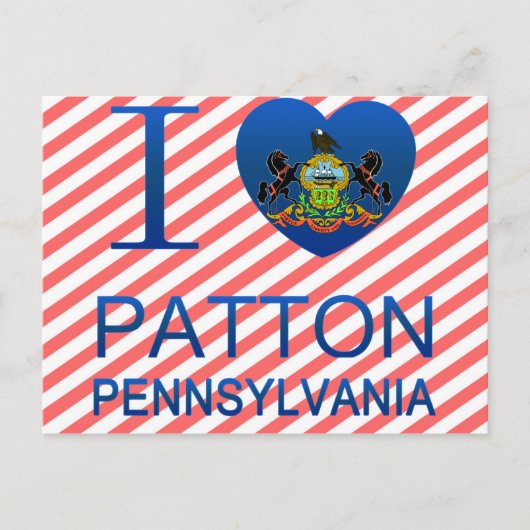 I Liebe Patton, PA Postkarte (Vorderseite)