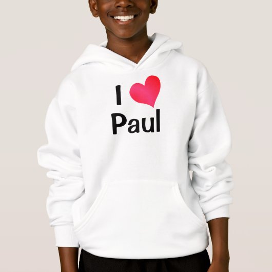I Liebe Paul Hoodie (Vorderseite)