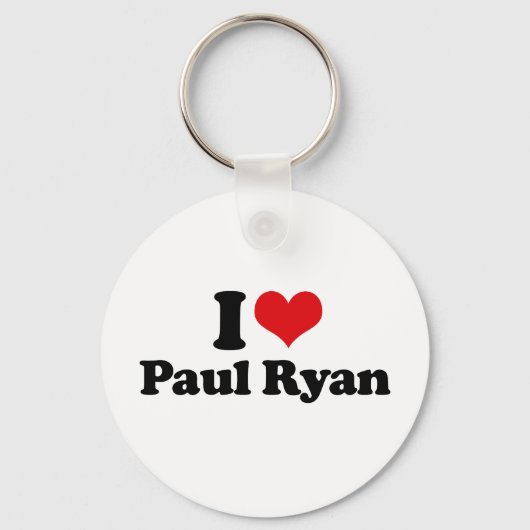 I LIEBE PAUL RYAN (2).png Schlüsselanhänger (Vorderseite)