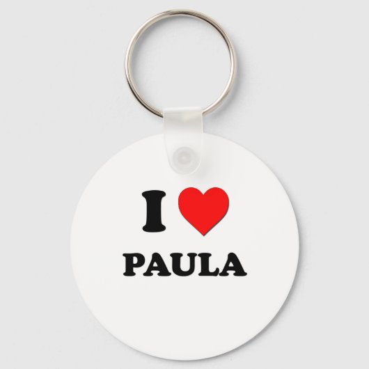 I Liebe Paula Schlüsselanhänger (Vorderseite)