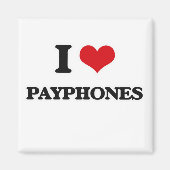 I Liebe Payphones Magnet (Vorne)