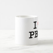 I Liebe PB&J (Nahrung) Kaffeetasse (Mittel)
