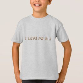 I Liebe PB u. J-Zitat-KinderT - Shirt