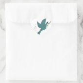 I LIEBE PEACE ! Herz-Aufkleber (Tasche)