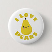 I Liebe Pears Button (Vorderseite)